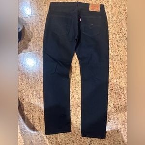 Mens Black 501 Levis 34 Waist. 27” inseem